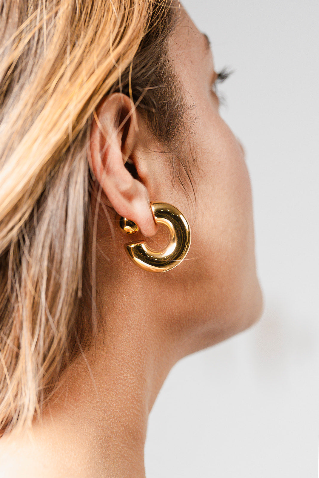Chunky Gold Hoops