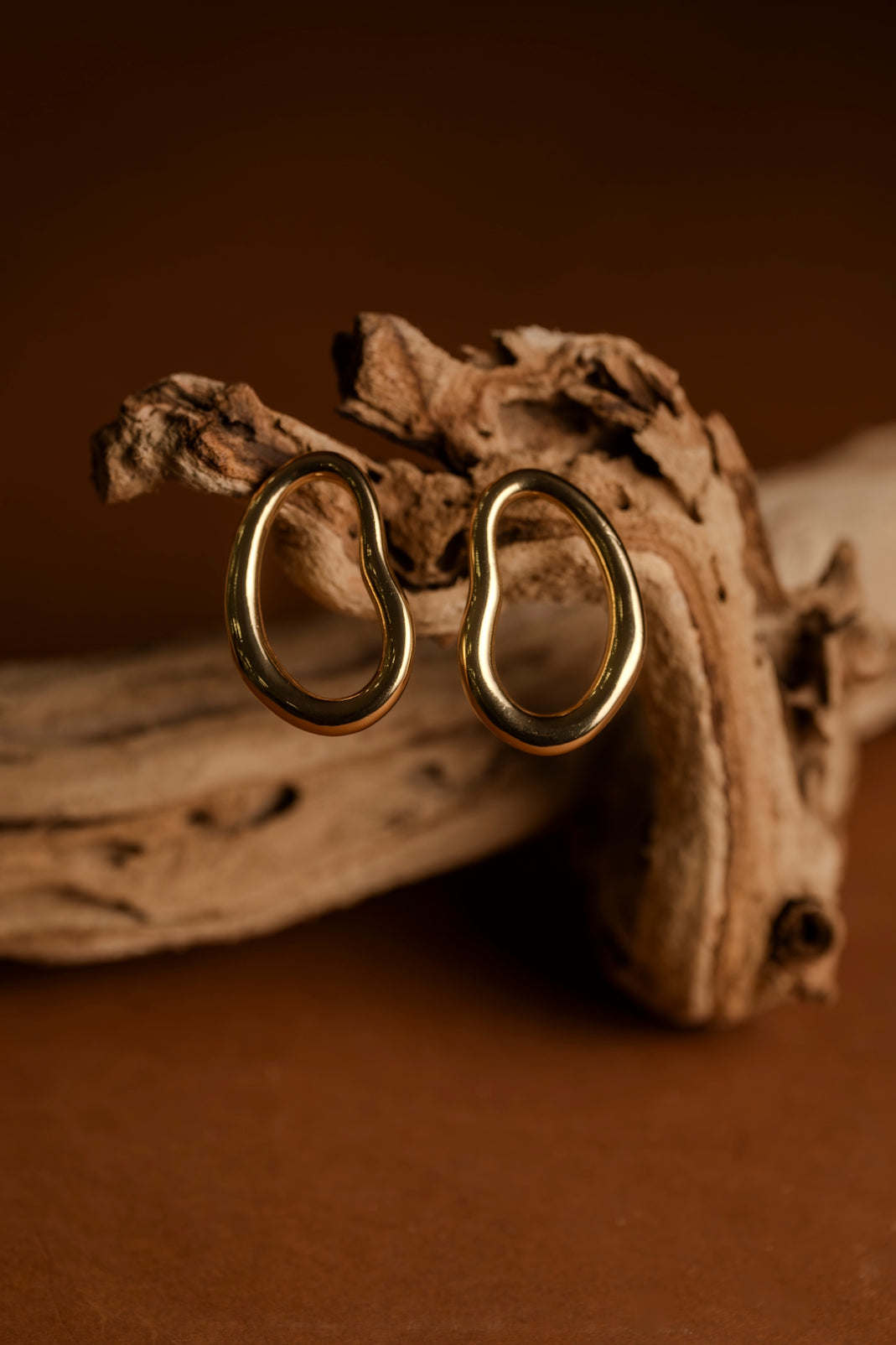 Geometric Gold Earrings