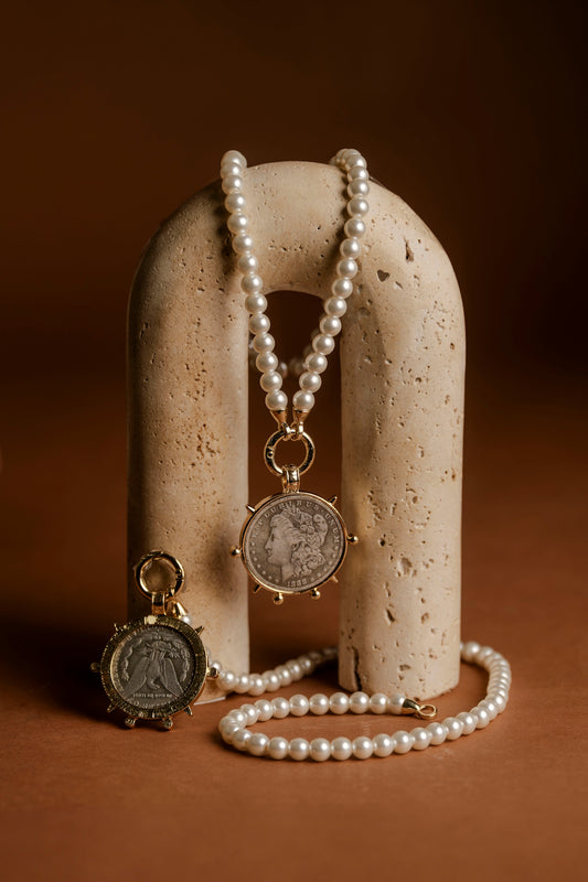 Lustrous Coin Necklace