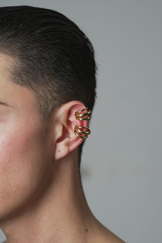 Triple Layer Gold Cuff
